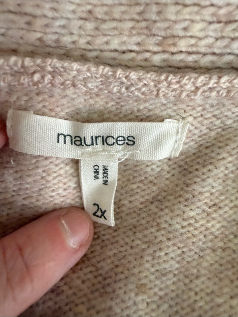 New Maurice’s Oversized Star Cardigan - Picture 9 of 9